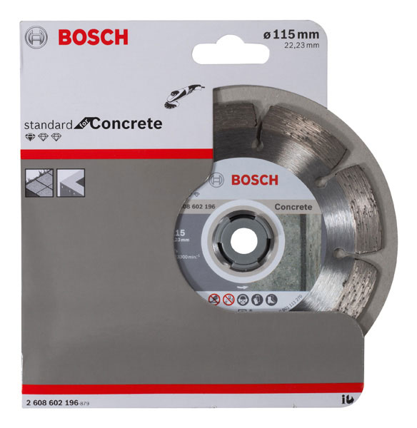 BOSCH dijamantna rezna ploča za beton Standard for Concrete 115×22,23 mm - Slika 2