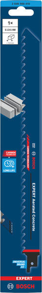 BOSCH list sabljaste pile za porobeton S 1241 HM 300 mm, 1 kom - Slika 2