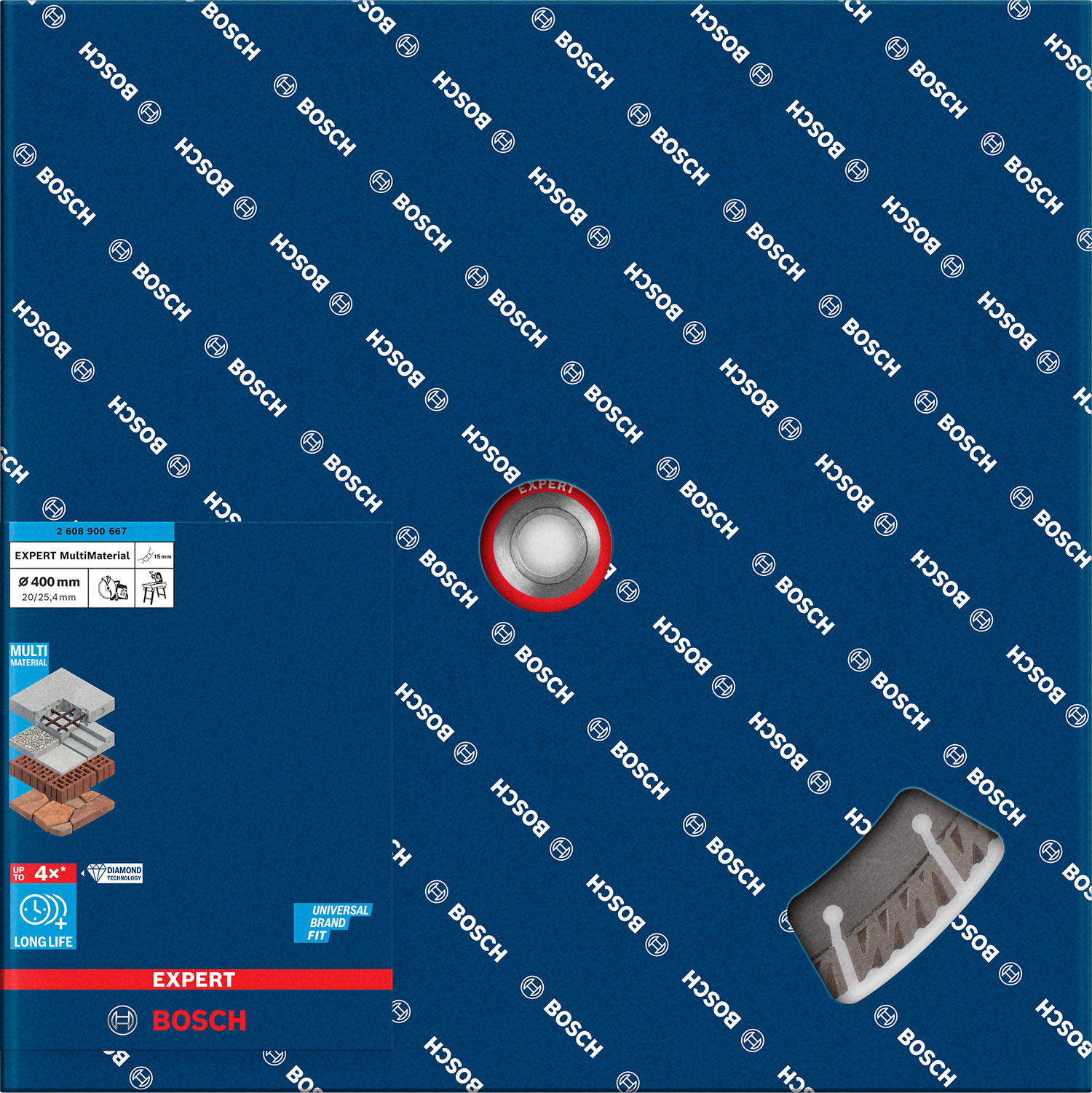 BOSCH dijamantna rezna ploča EXPERT Multi Material 400×20/25,40 mm - Slika 2