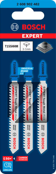 BOSCH list ubodne pile za tvrde inox T155HHM 92 mm, 3 kom - Slika 2