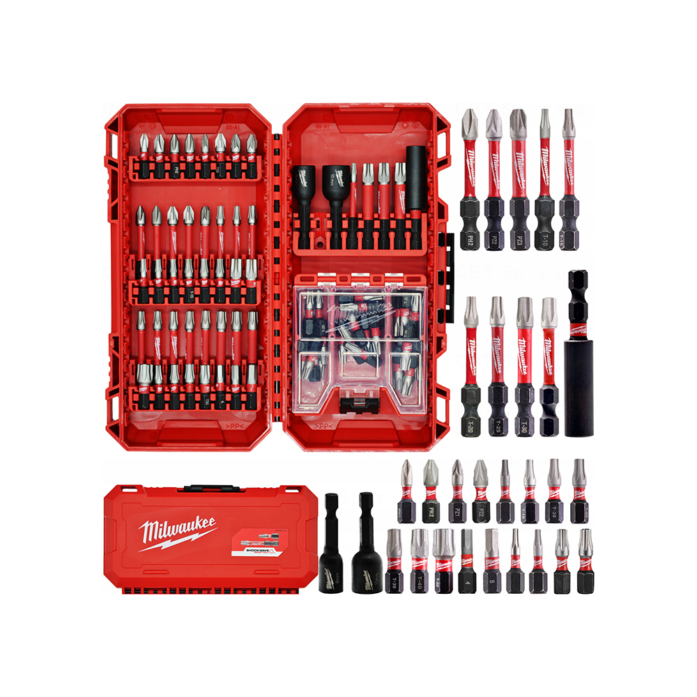 MILWAUKEE set udarnih bitova SHOCKWAVE™ IMPACT DUTY 75 dj.