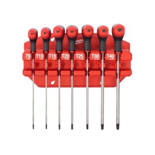 MILWAUKEE set Torx T-ključeva s Comfort Grip ručkom T9-T40 mm 7 dj.