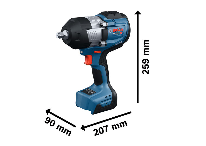 BOSCH aku udarni odvijač PRO GDS 18V-1400 18V bez baterije - Slika 2