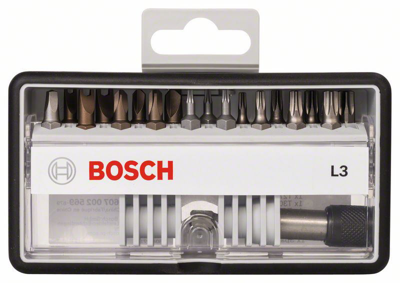 BOSCH set bitova Robust Line L Security Torx, Extra Hard 18+1 dj. - Slika 2