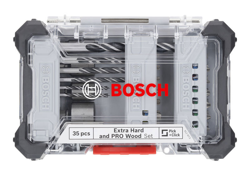 BOSCH set svrdala i bitova PRO Wood Extra Hard, 35 kom - Slika 2