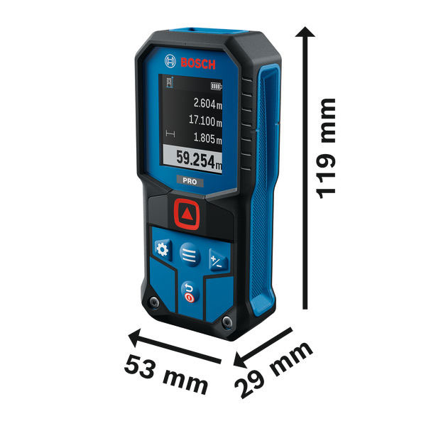 BOSCH laserski daljinomjer 60m PRO GLM 60-31 - Slika 3