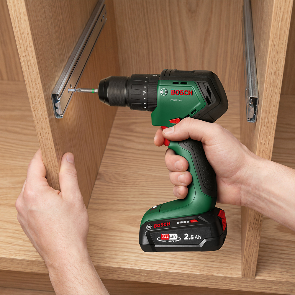 BOSCH aku udarna bušilica-odvijač PSB 18V-60 2xAku 18V 2,5/4,0Ah kovčeg - Slika 3