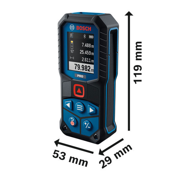 BOSCH laserski daljinomjer 80m PRO GLM 80-35C - Slika 5