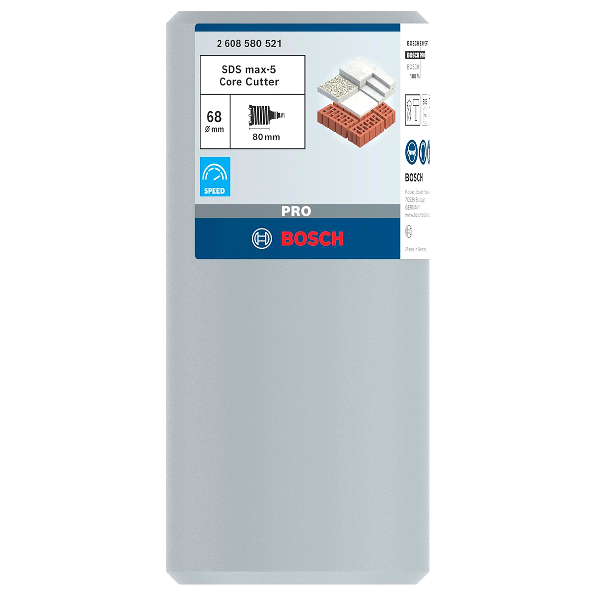 BOSCH krunsko svrdlo za beton PRO SDS plus-5 Core Cutter, 68x80x108 mm - Slika 3